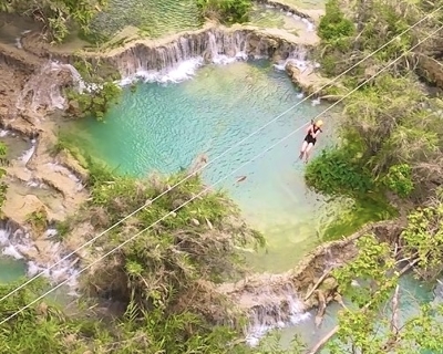 라오스 비엔티안/루앙프라방/방비엥 5일 #빈티지카 올드타운투어 #선셋크루즈 #꽝시짚라인 #버기카 #블루라군 #롱테일 보트 #전통마사지 #특식4회 #3대 간식