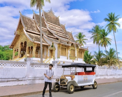 라오스 비엔티안/루앙프라방/방비엥 5일 #빈티지카 올드타운투어 #선셋크루즈 #꽝시짚라인 #버기카 #블루라군 #롱테일 보트 #전통마사지 #특식4회 #3대 간식