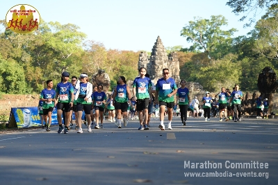 [밍글링 투어 | 마라톤] 앙코르와트 국제 하프 마라톤 5일 #31회 #하프코스 #10K #5K #3K #시내5성급호텔 #앙코르와트일출 #사원투어 #마사지2회 #하프참가권포함