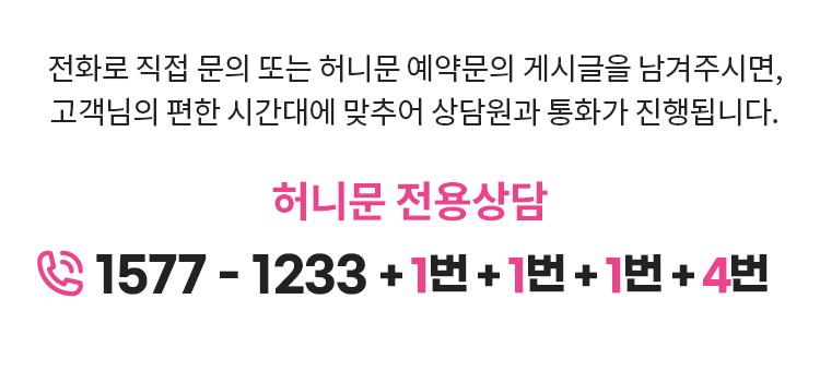 허니문 전용상담