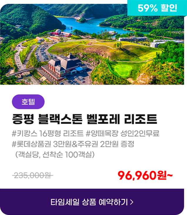 국내 패키지 아이템04 타임세일 상품 예약하기