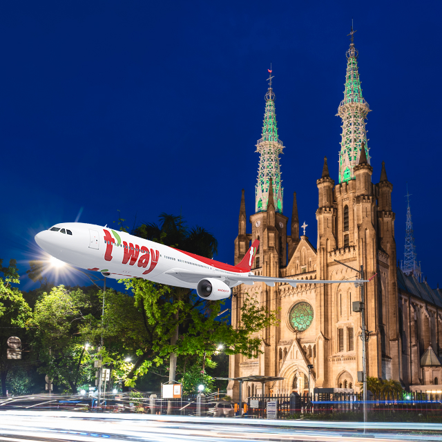 티웨이항공 자카르타 신규 취항
